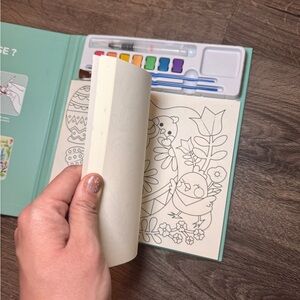 Coloring Book with Watercolor Set